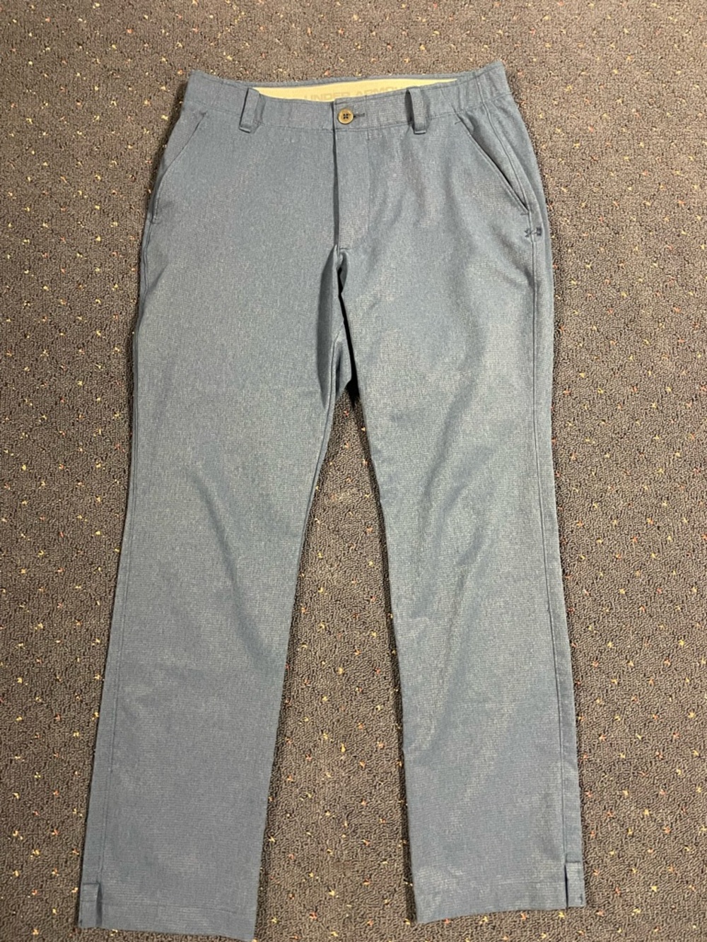 Under Armour Men's Heathered Blue Chino Pants